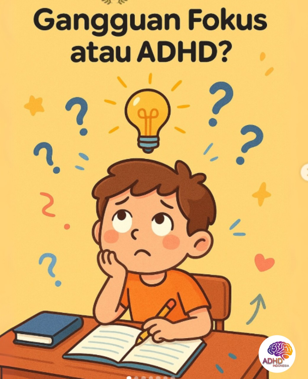 ADHD dan Kesulitan Fokus Anak: Edukasi untuk Keluarga di Kabupaten Lamongan