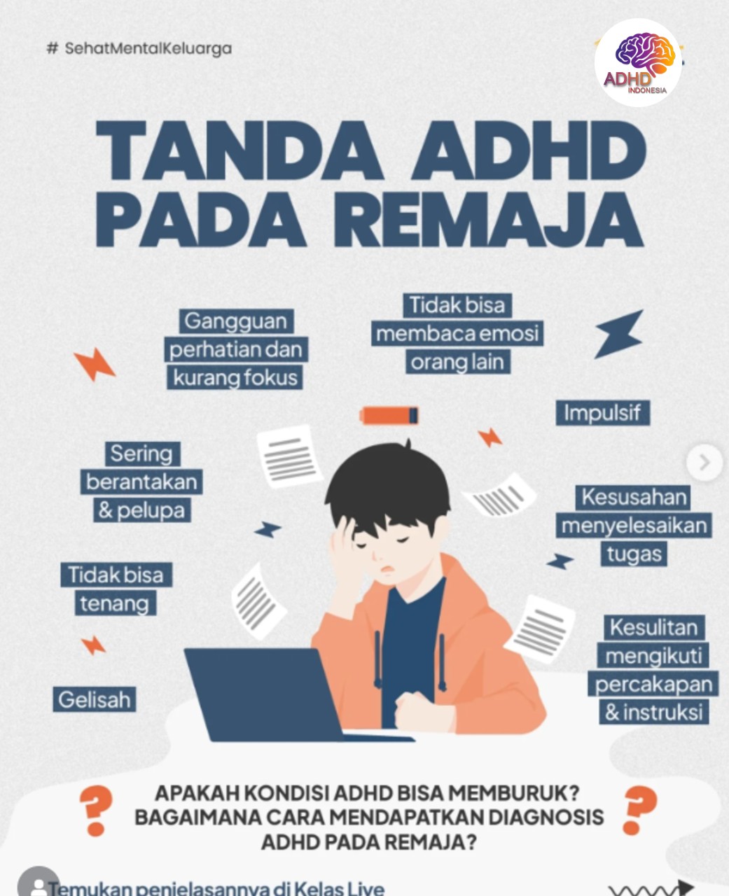 Screening ADHD Non-Diagnostik: Edukasi Awal bagi Orang Tua di Kabupaten Lamongan
